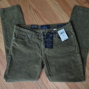 Lucky Brand Women's Olive Corduroy Pants